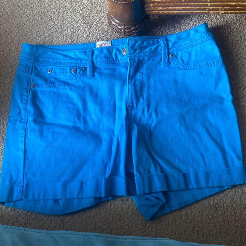 Blue Denim Shorts